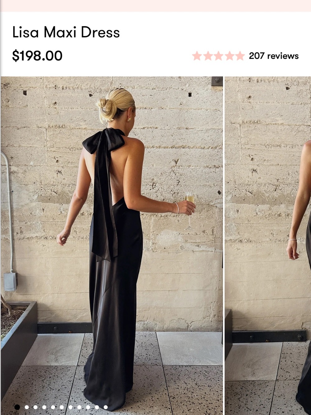 Lisa Maxi Dress - black